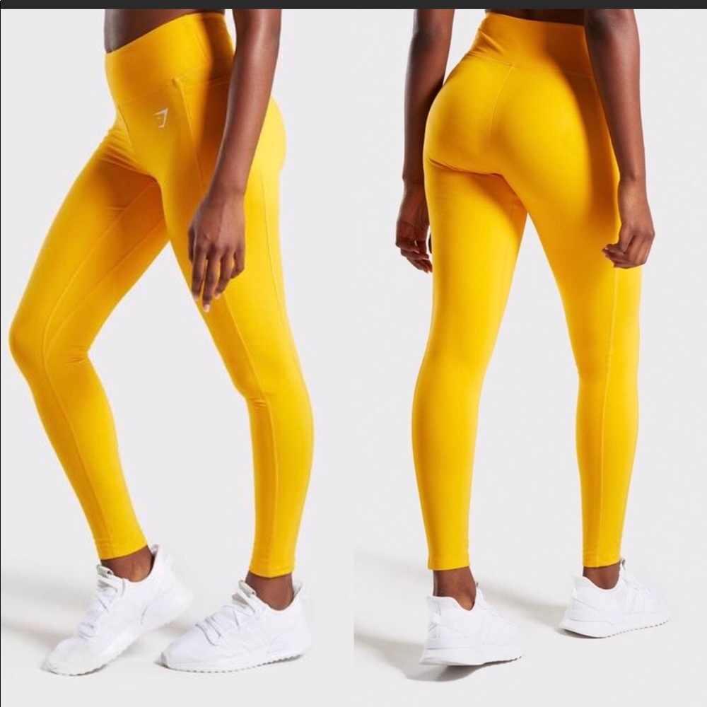GYMSHARK dreamy leggings 2.0 citrus yellow